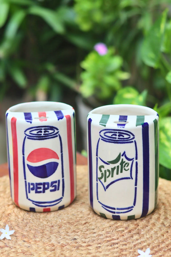 Handmade Set of 2 - Pepsi & Sprite Tumbler combo
