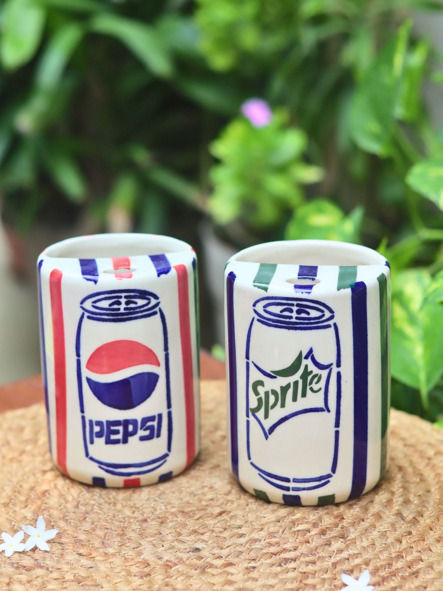 Handmade Set of 2 - Pepsi & Sprite Tumbler combo