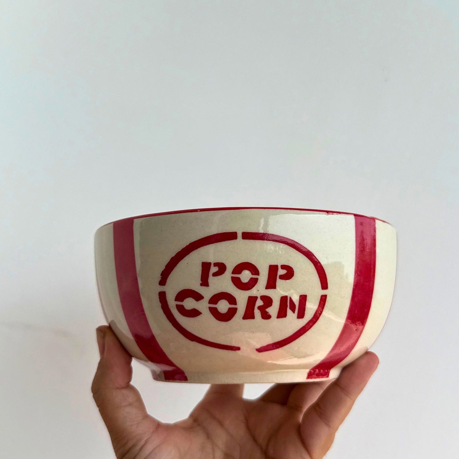 Handmade Basic Popcorn Bowl