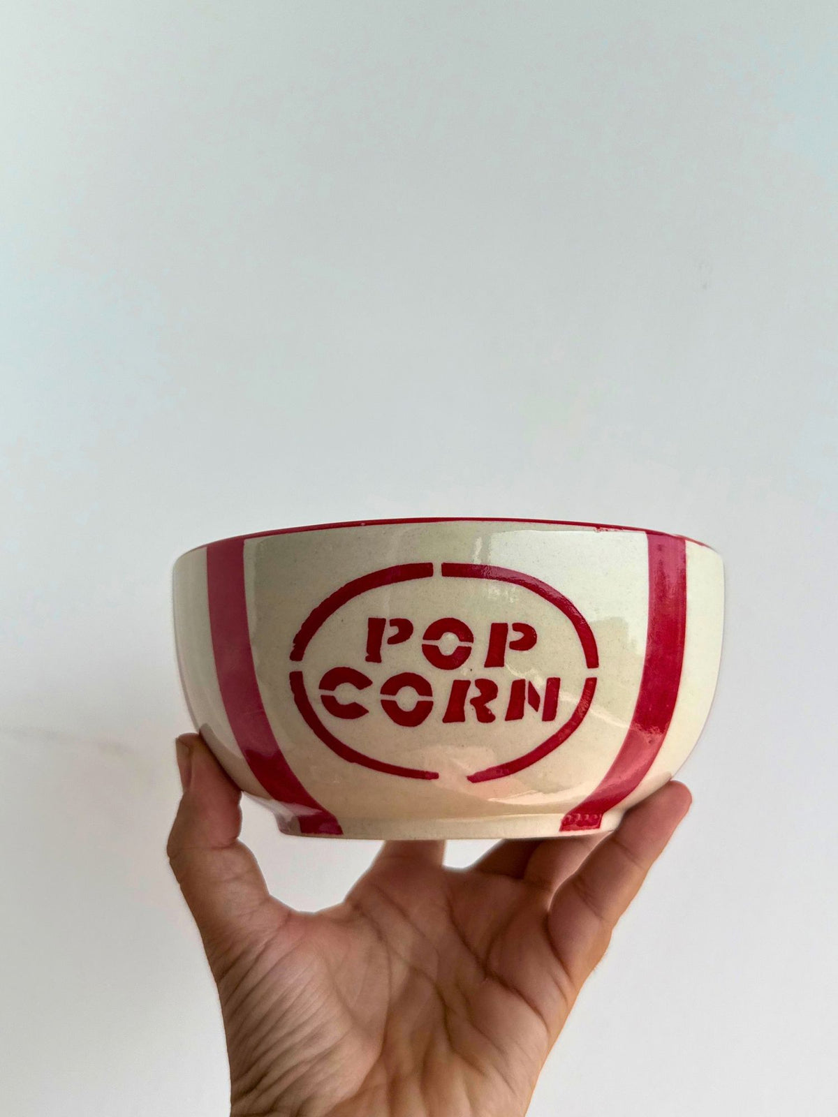 Handmade Basic Popcorn Bowl