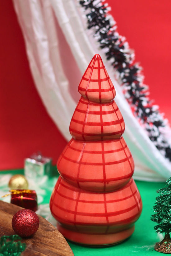 Blush Pink Christmas tree made by ceramic