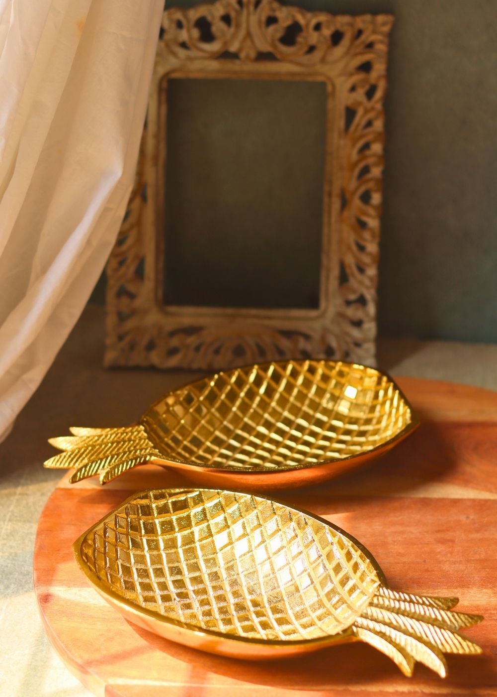Pineapple Pristine Platter - Gold