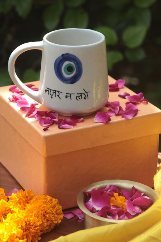 Nazar mug Diwali gift box handmade in india