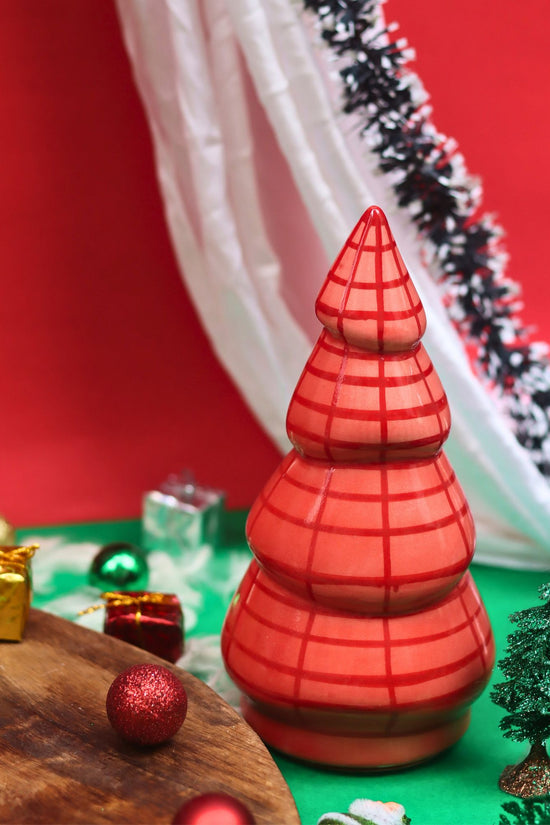 Blush Pink Christmas tree handmade in India