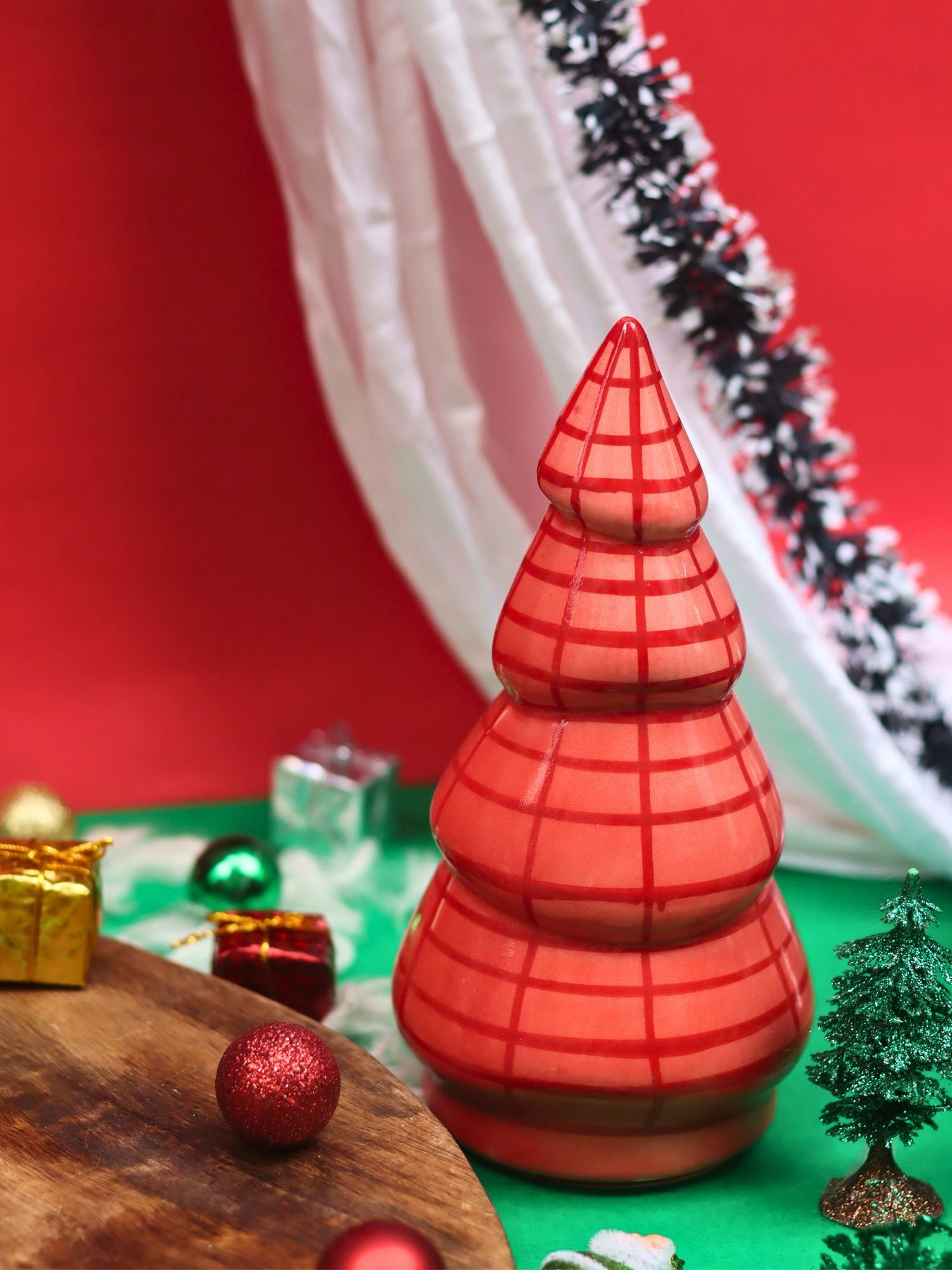 Blush Pink Christmas tree handmade in India