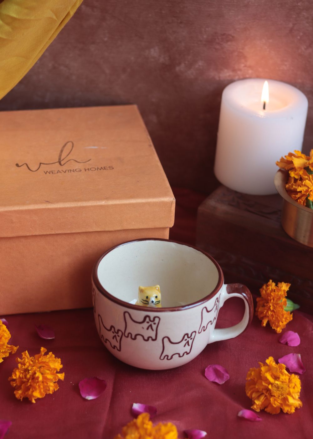 handmade The OG Cat Mug Diwali Gift Box