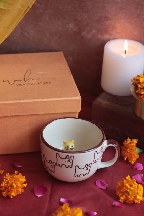 handmade The OG Cat Mug Diwali Gift Box