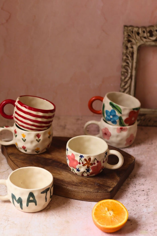 Set of 6 Blossom Glow mugs (for the price of 5) with premium quality material