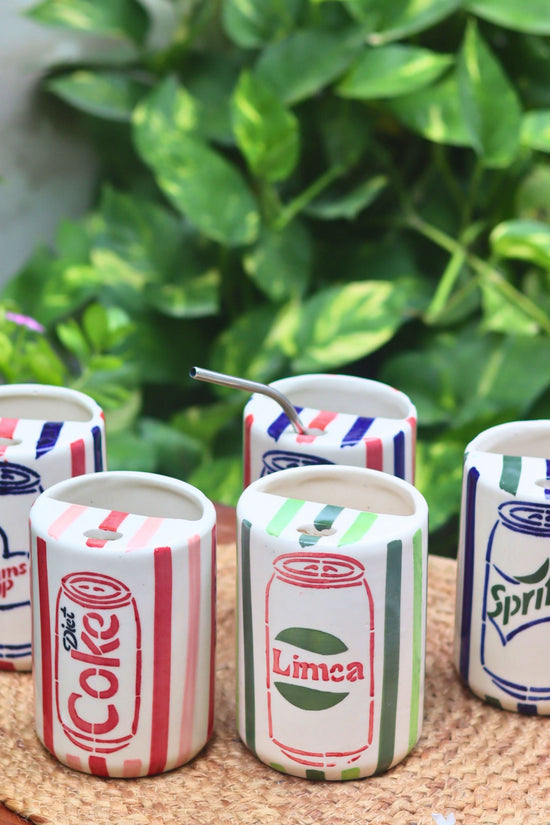handmade Set of 5 - The Soda Tumblers Combo
