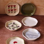 Handmade Set of 6 Chic Treats Dessert plates (for the price of 5)