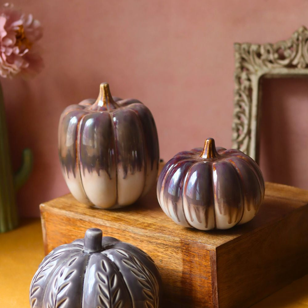 handmade Set of 3 - Chic Pumpkin Combo