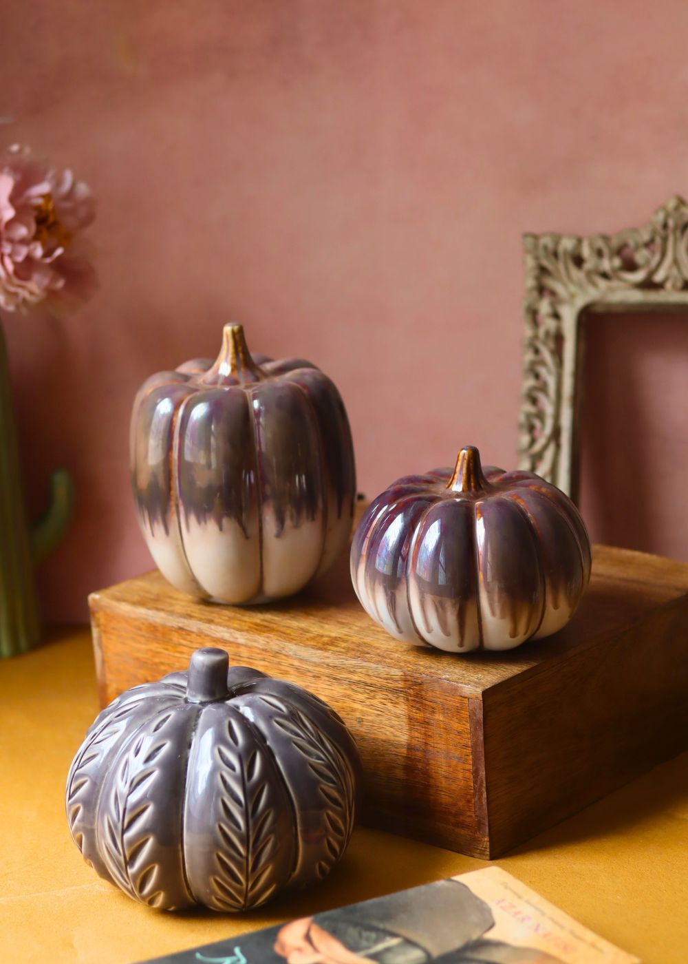 handmade Set of 3 - Chic Pumpkin Combo