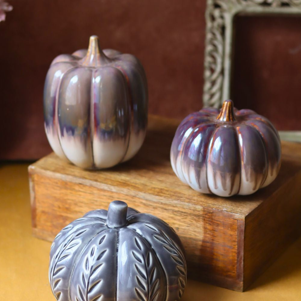 Set of 3 - Chic Pumpkin Combo made by ceramic