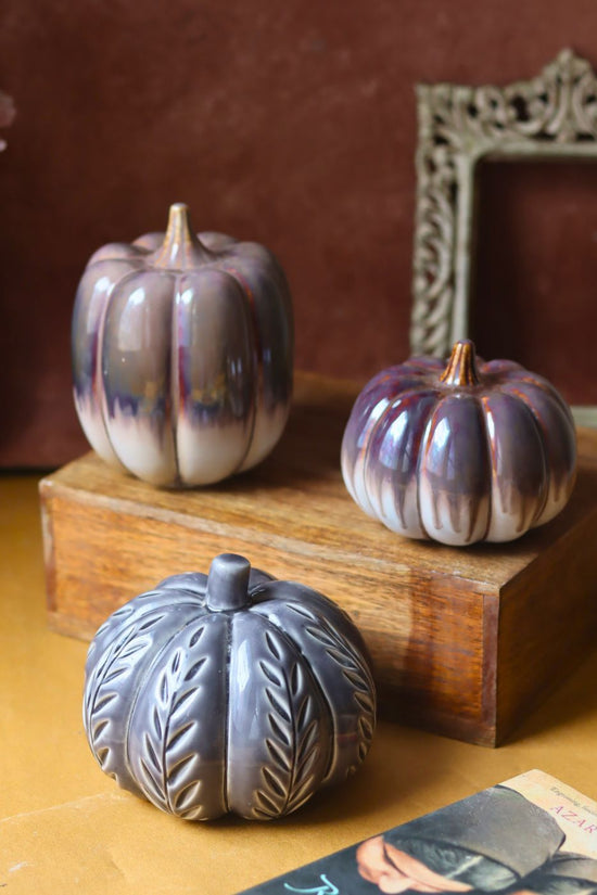 Set of 3 - Chic Pumpkin Combo made by ceramic