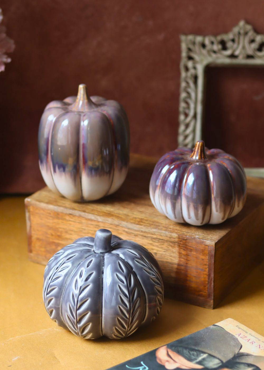Set of 3 - Chic Pumpkin Combo made by ceramic