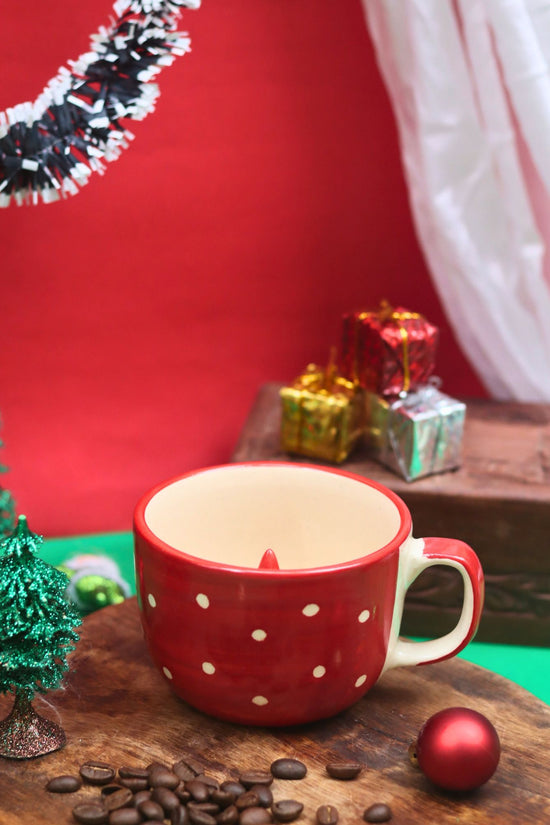 Holly Jolly Mug made by ceramic