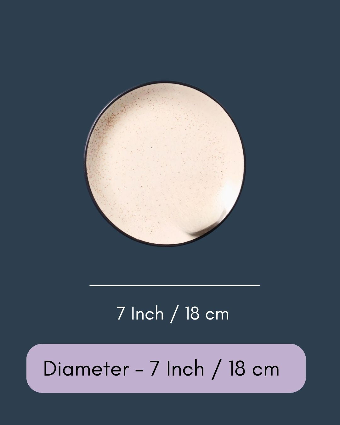 Basic White Quarter Plate
