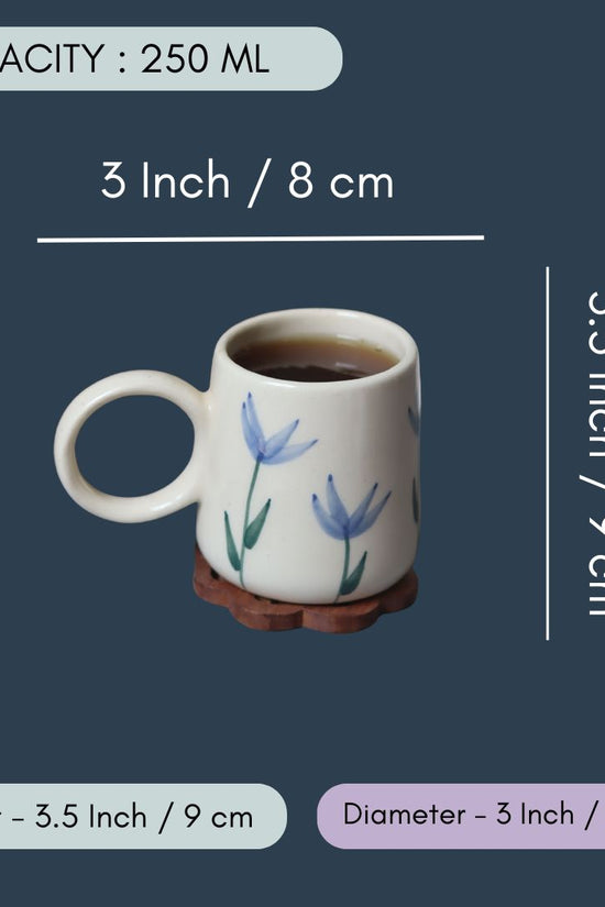Blue Blooms Coffee Mug