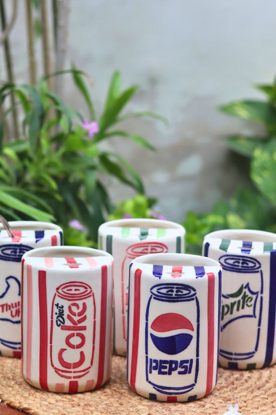 Set of 5 - The Soda Tumblers Combo with premium quality material