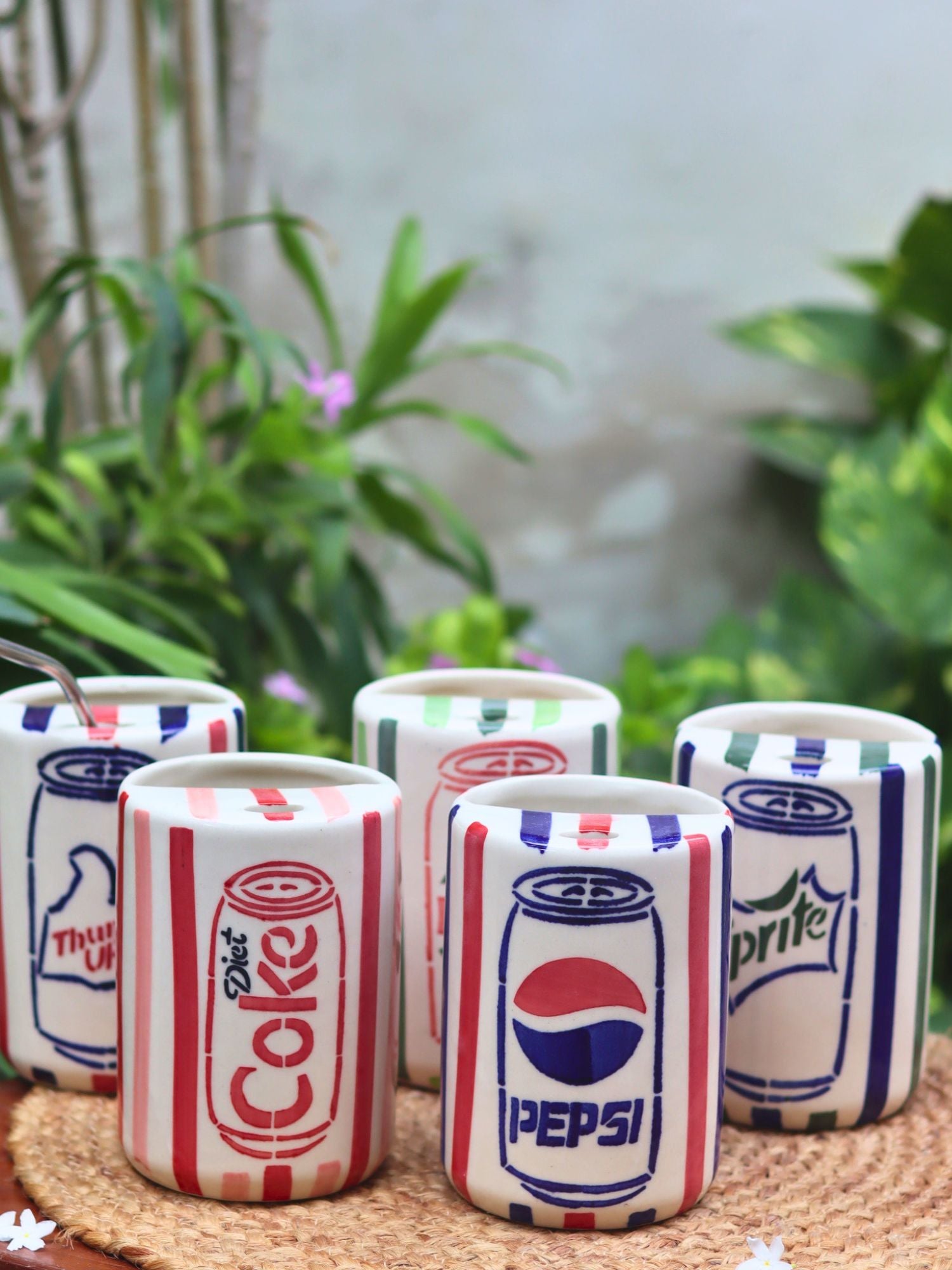 Set of 5 - The Soda Tumblers Combo with premium quality material