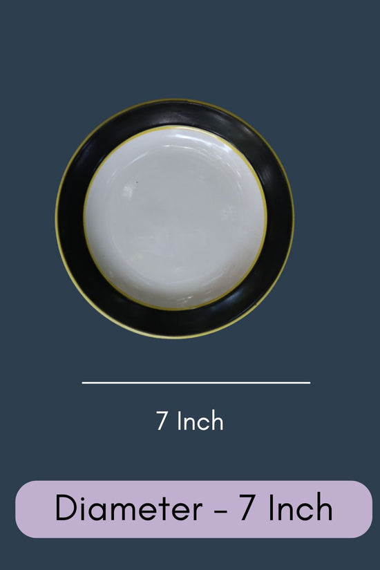 Black & White Snack Plate