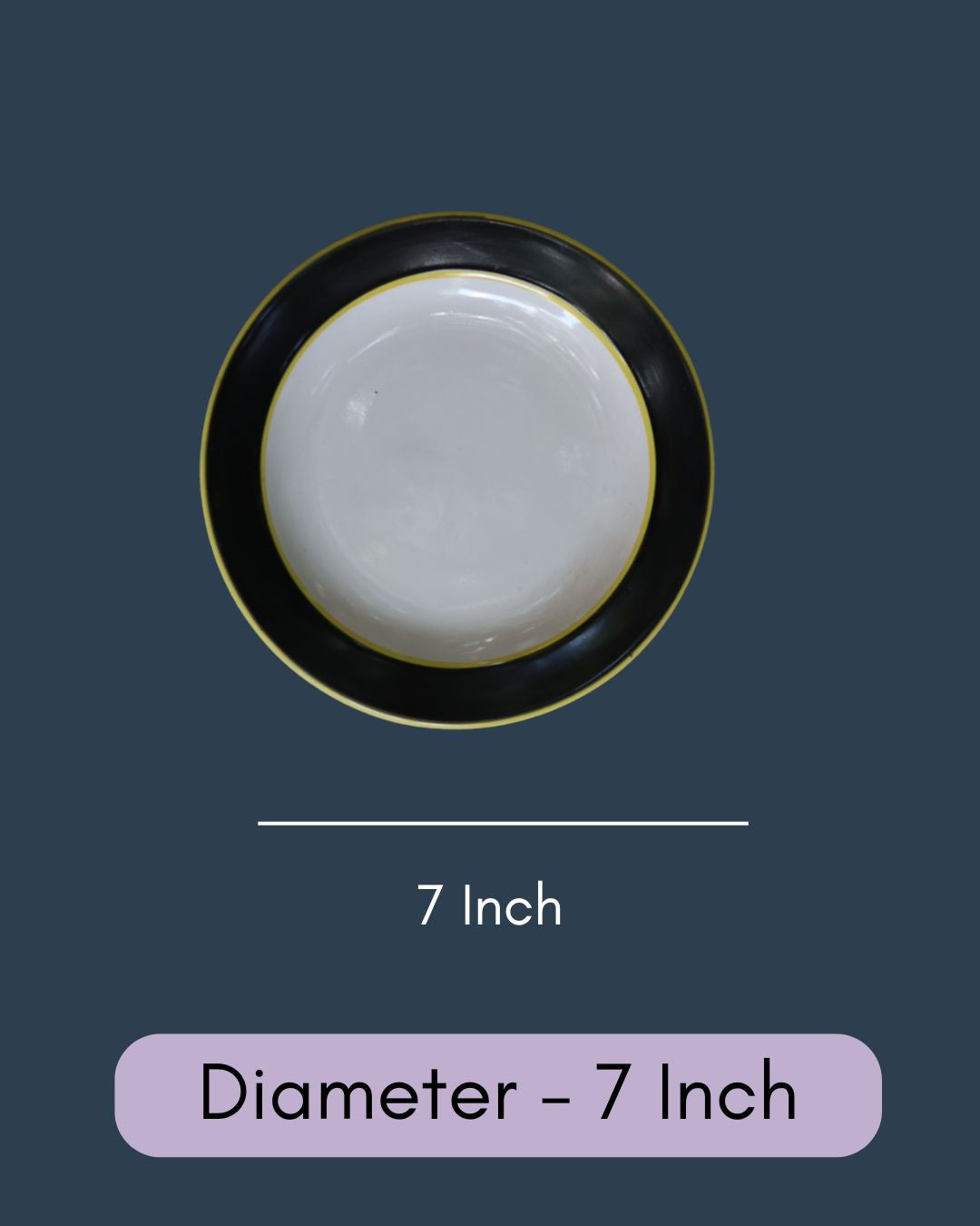 Black & White Snack Plate