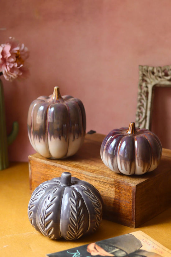 Set of 3 - Chic Pumpkin Combo handmade in india