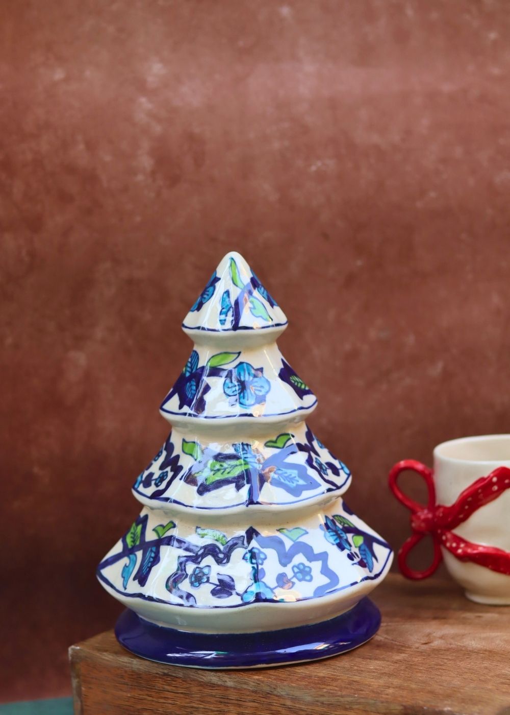 White & Blue Christmas Tree with premium quality material