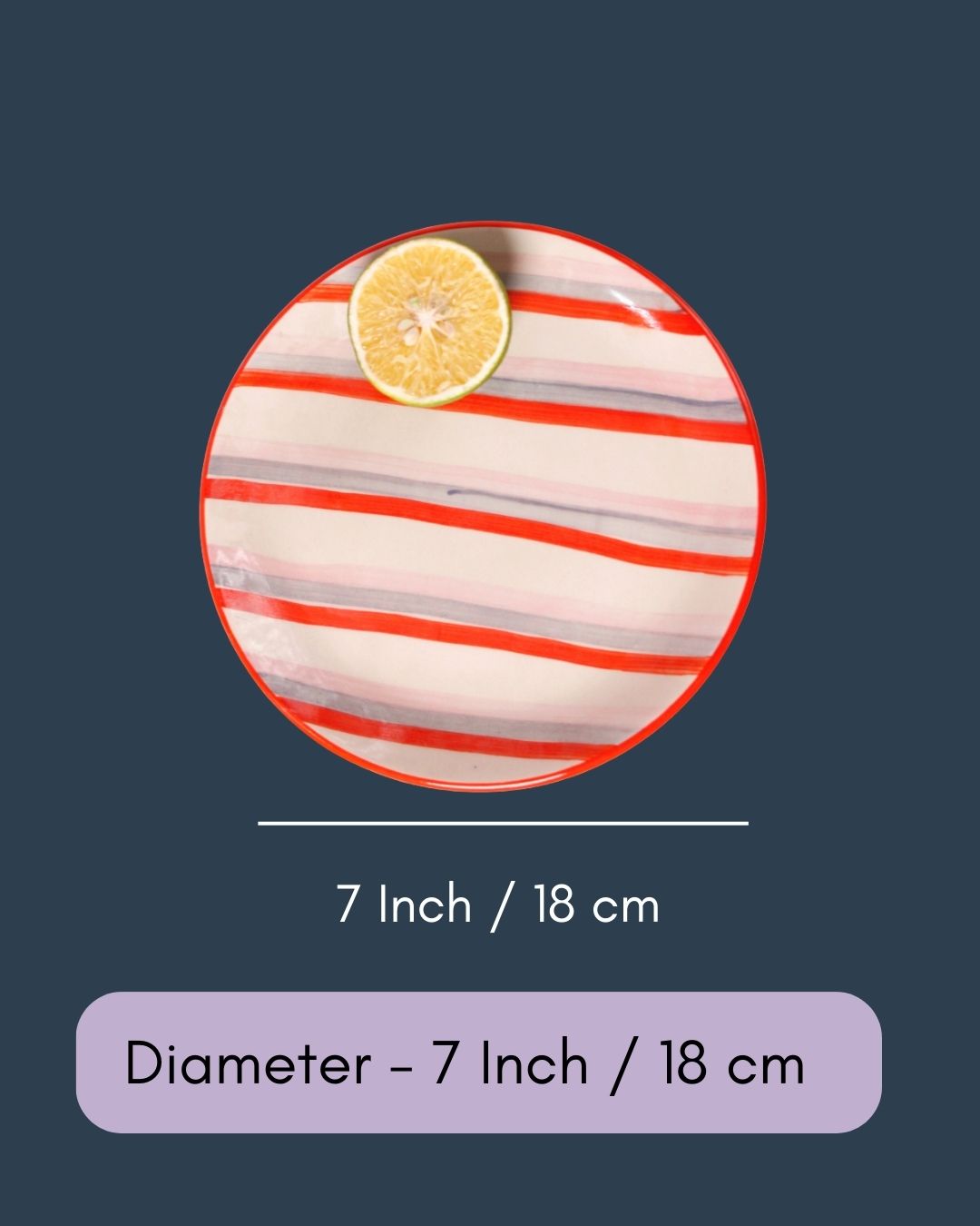 Marmalade Snack Plate (Set of Four - Get 2 FREE)