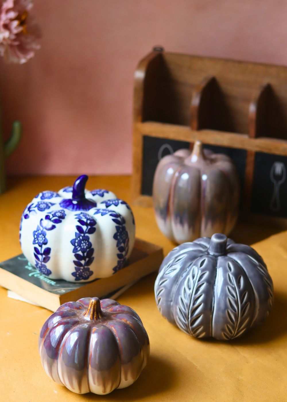 handmade Set of 4 - Pumpkin Dreams Set