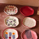 Handmade Set of 6 Sweet & Savor Handmade Dessert Plate (for the price of 5)