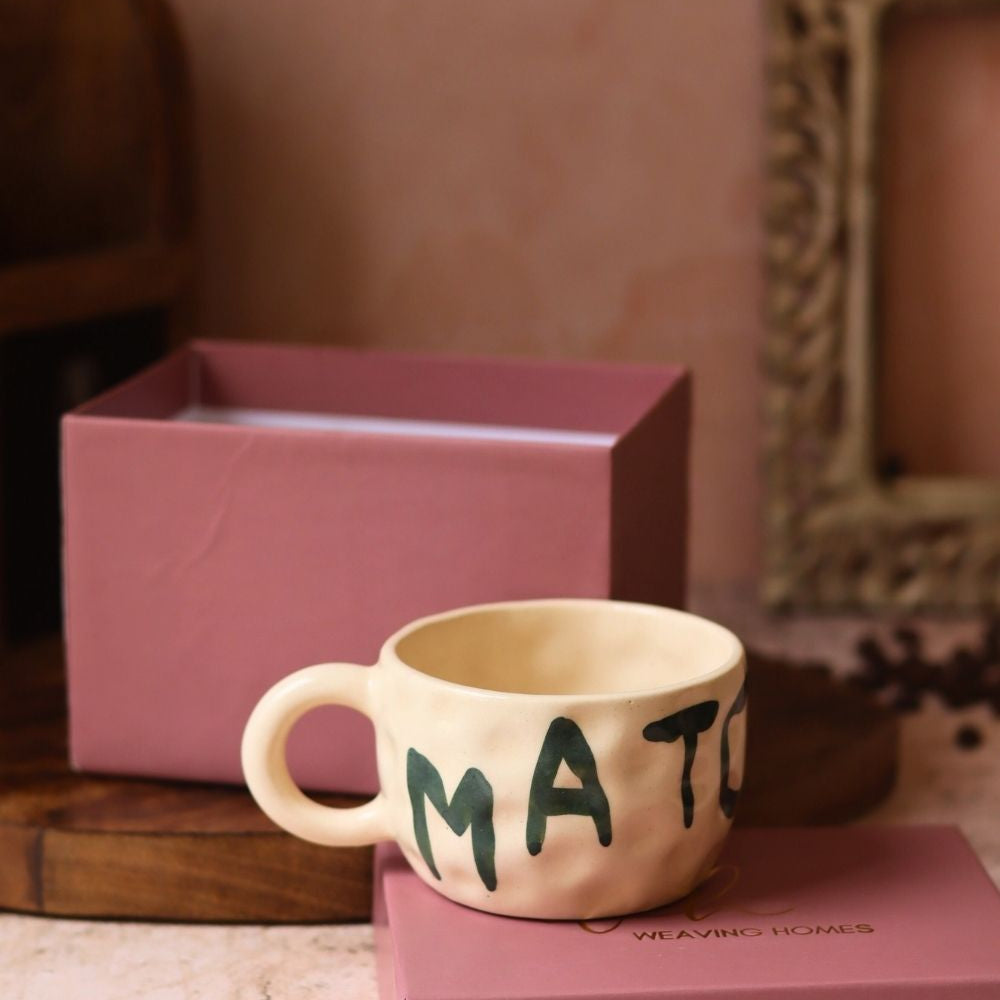 handmade Matcha Mug in a Gift Box