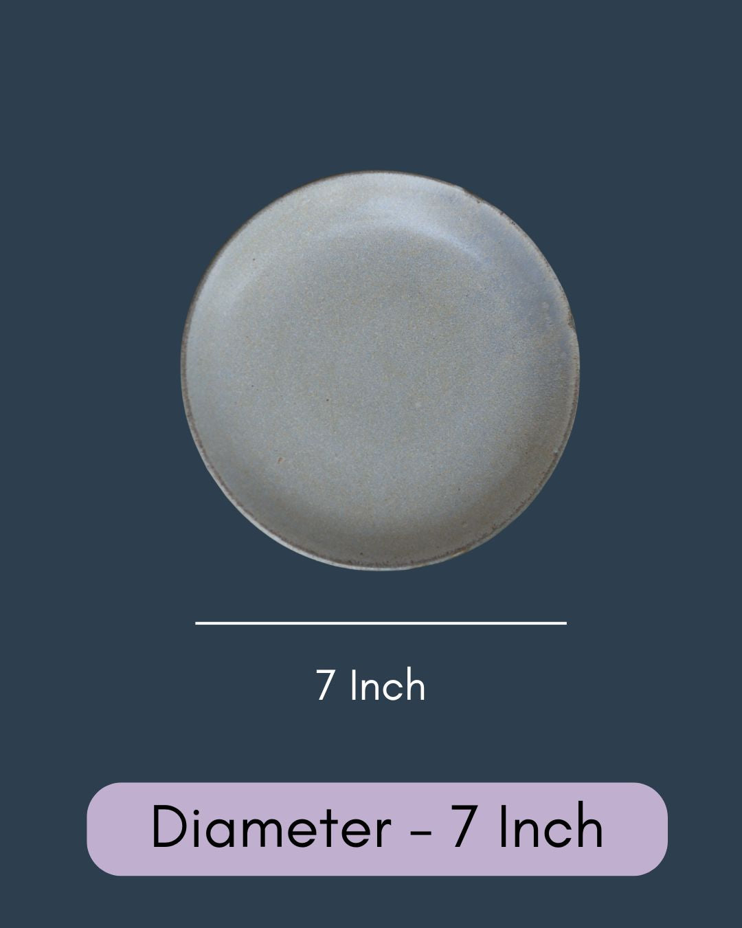 Earthy Quarter Plate
