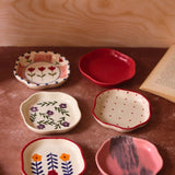 Set of 6 Sweet & Savor Handmade Dessert Plate (for the price of 5) made by ceramic