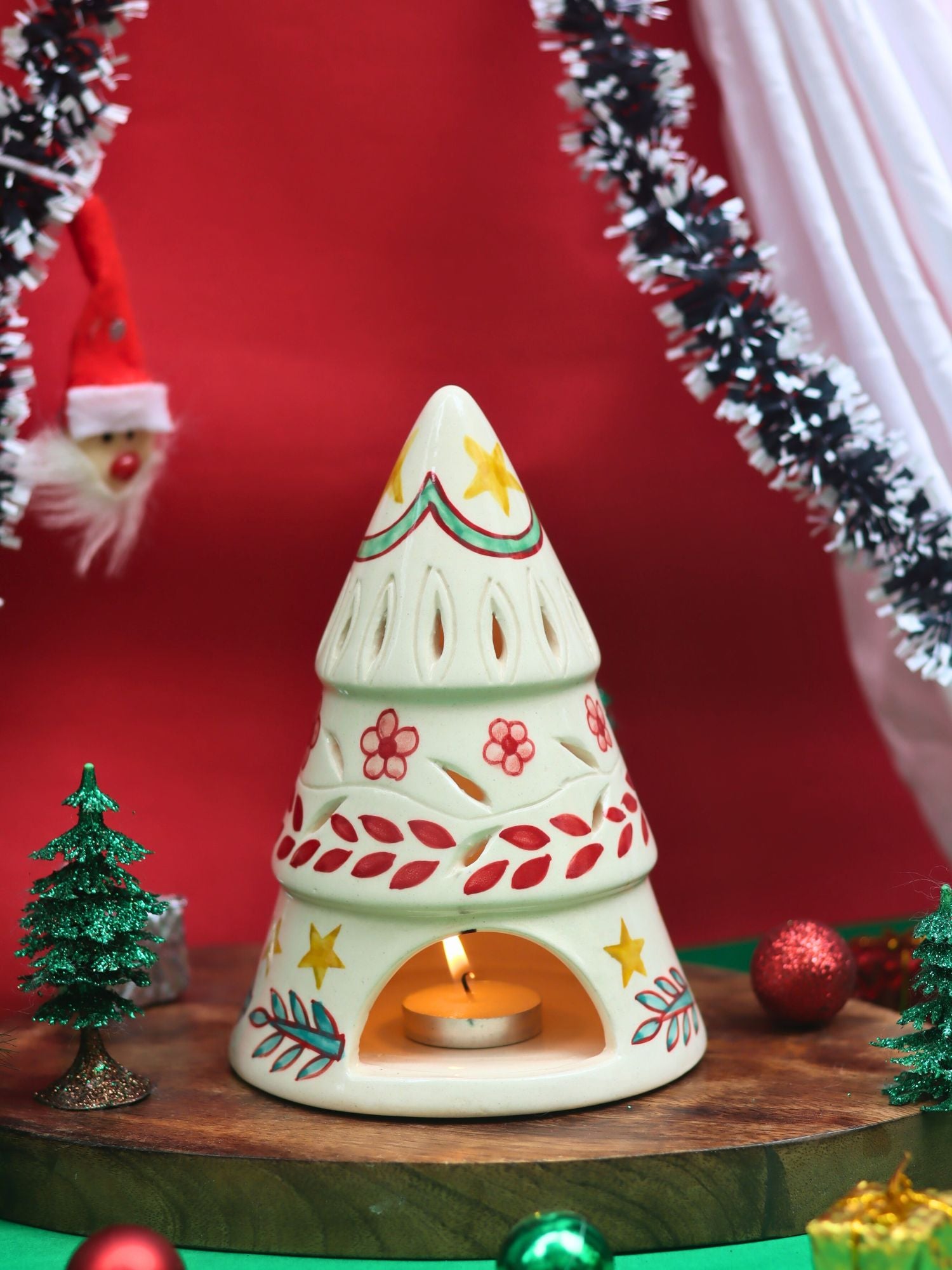 handmade Santa’s Light House for this christmas festive season