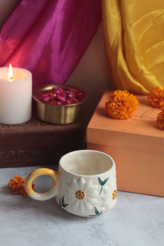 Daisy Mug Diwali Gift Box handmade in india