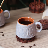 serene leaf coffee mug