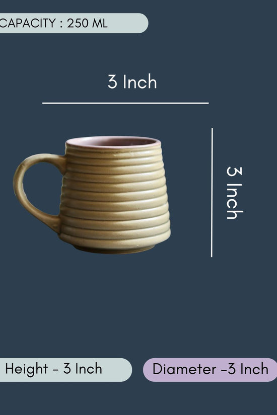 Army Green & Grey Coffee Mug - Set of 6