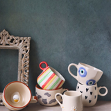 Handmade tea & coffee mugs set of six
