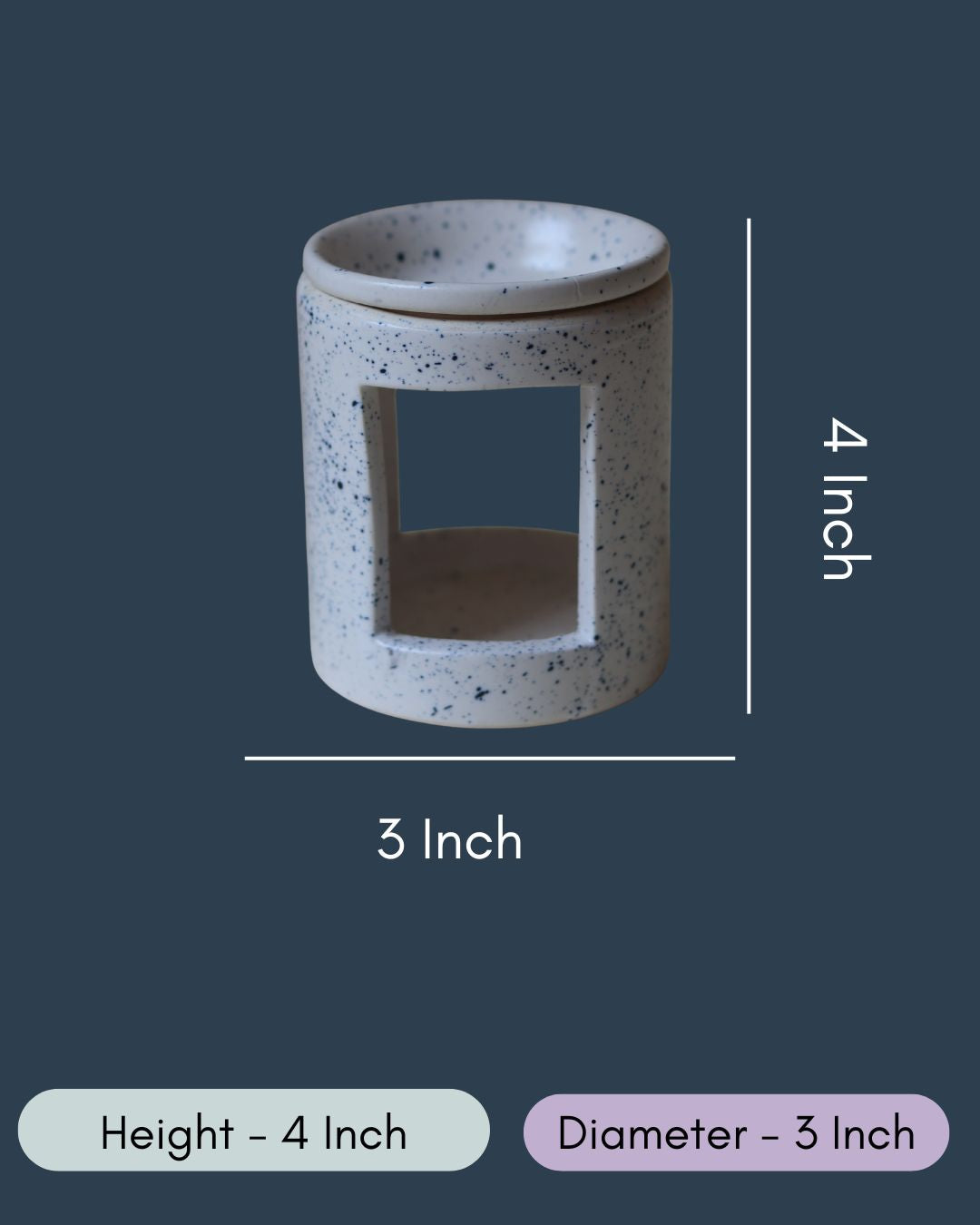 White Aroma Tea Light Diffuser