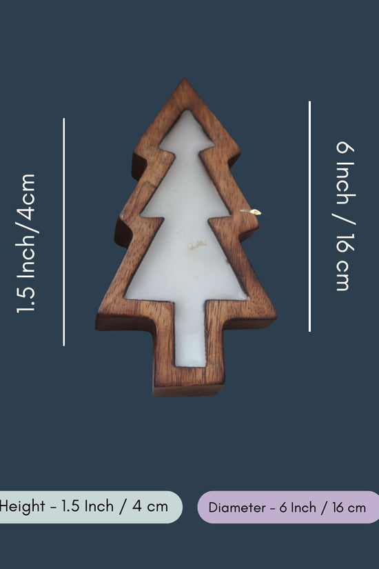 Christmas tree & Snowman Soy Wax Candle