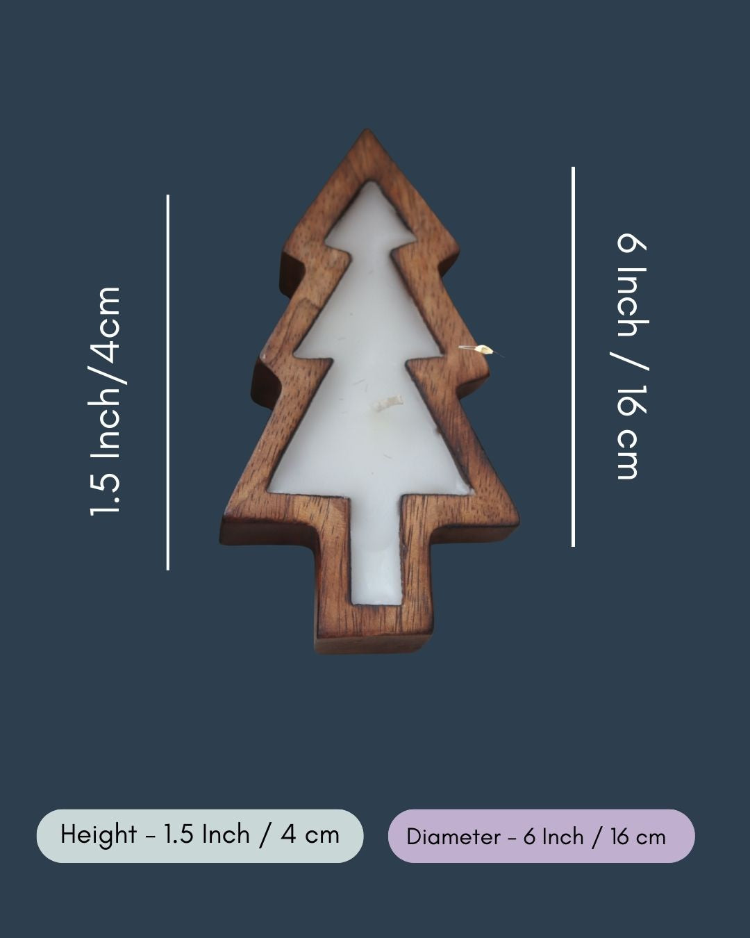 Christmas tree & Snowman Soy Wax Candle