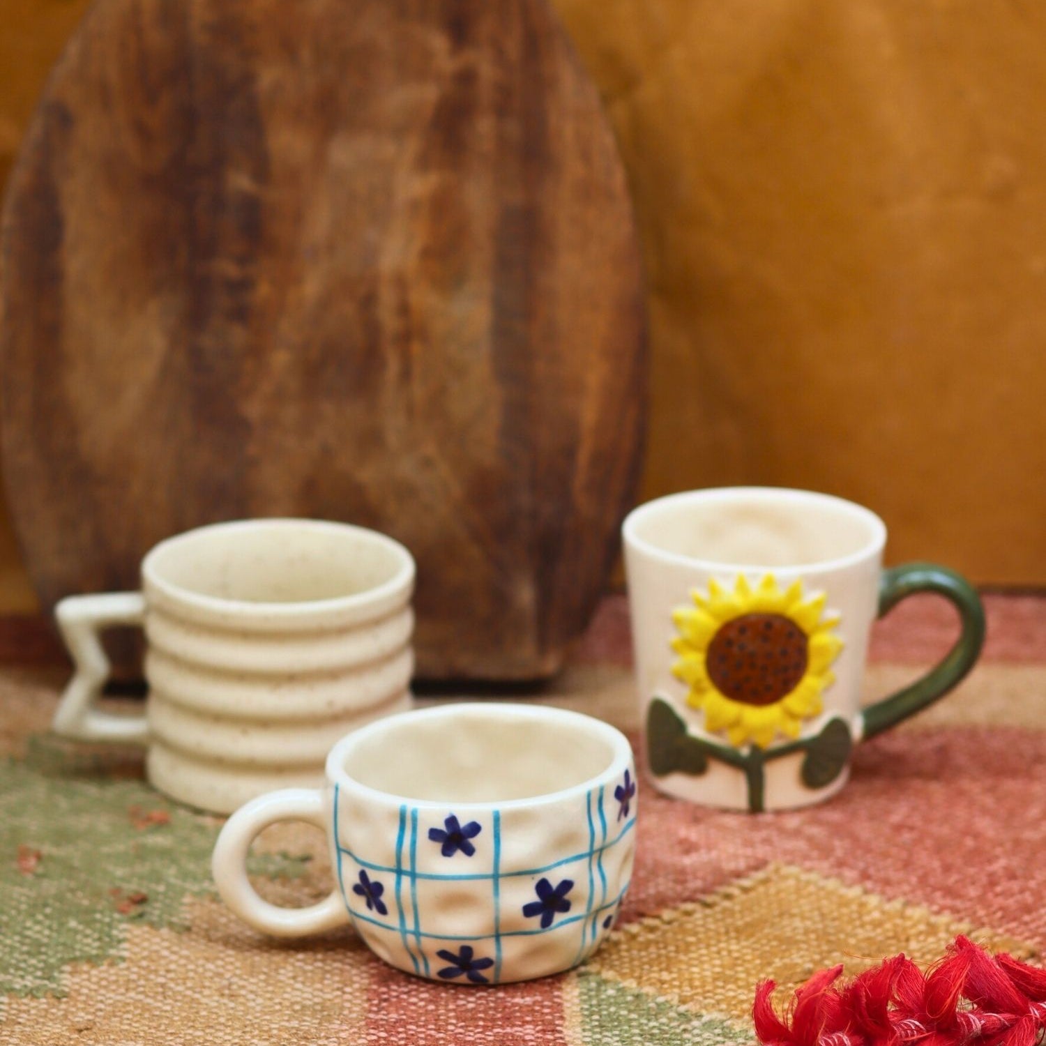 handmade Set of 3 - Brew Crew Mug combo