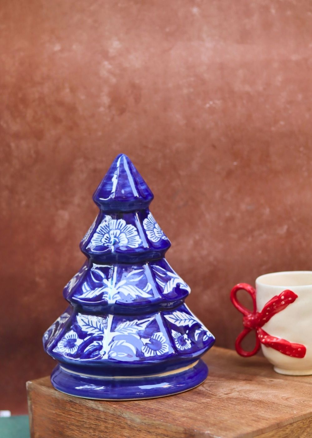 handmade Royal Blue Christmas Tree
