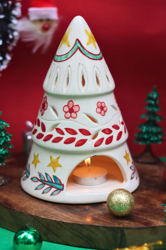 Santa’s Light House made by ceramic