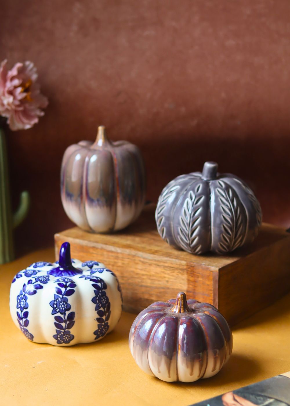 Set of 4 - Pumpkin Dreams Set with premium quality material