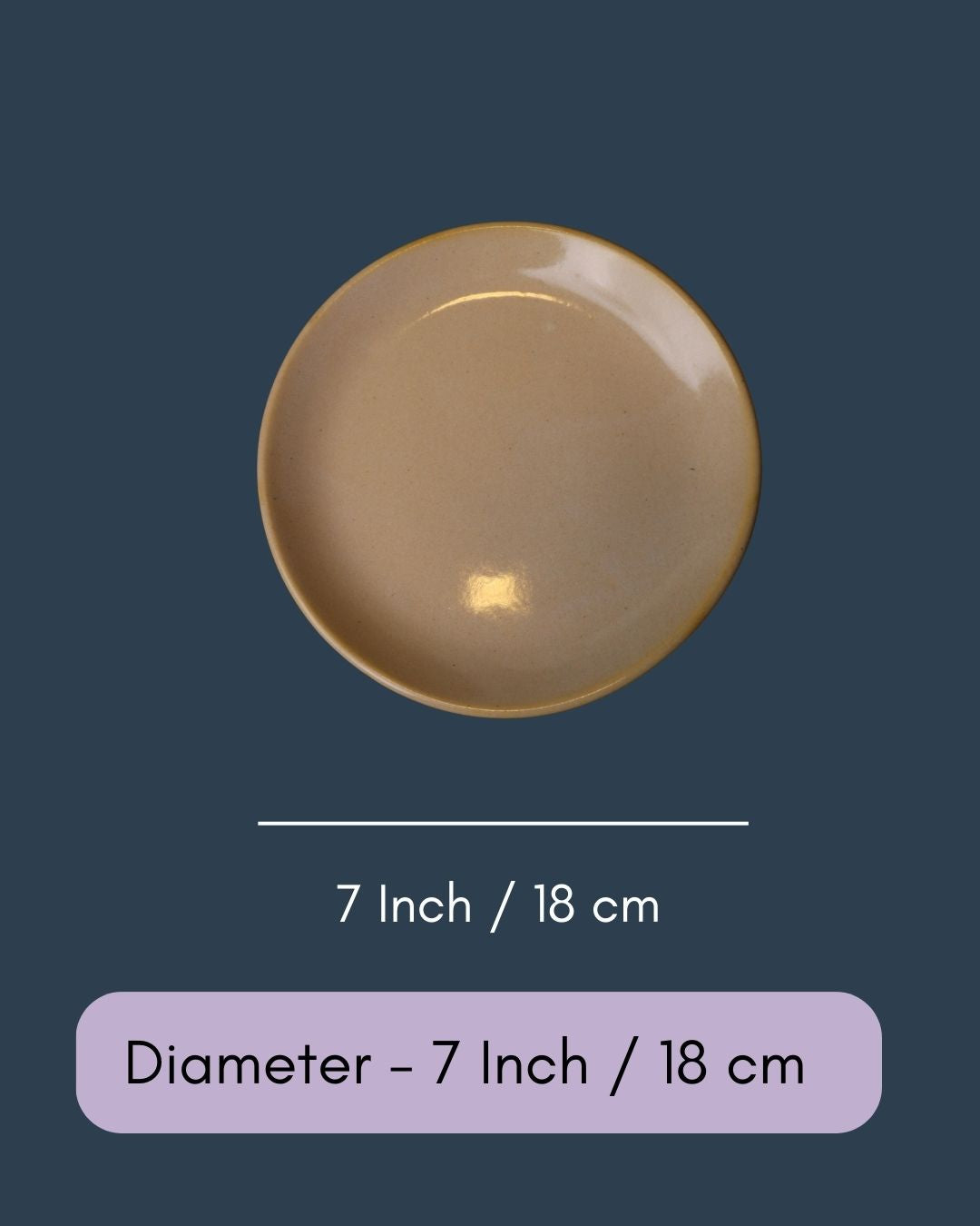 Ivory Dessert Plate