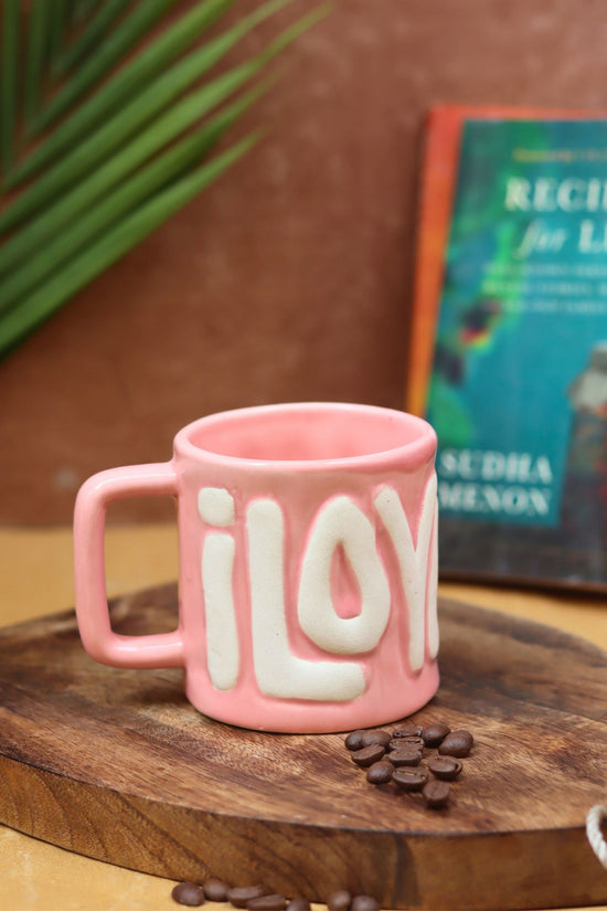 Love Embossed Mug with premium quality material