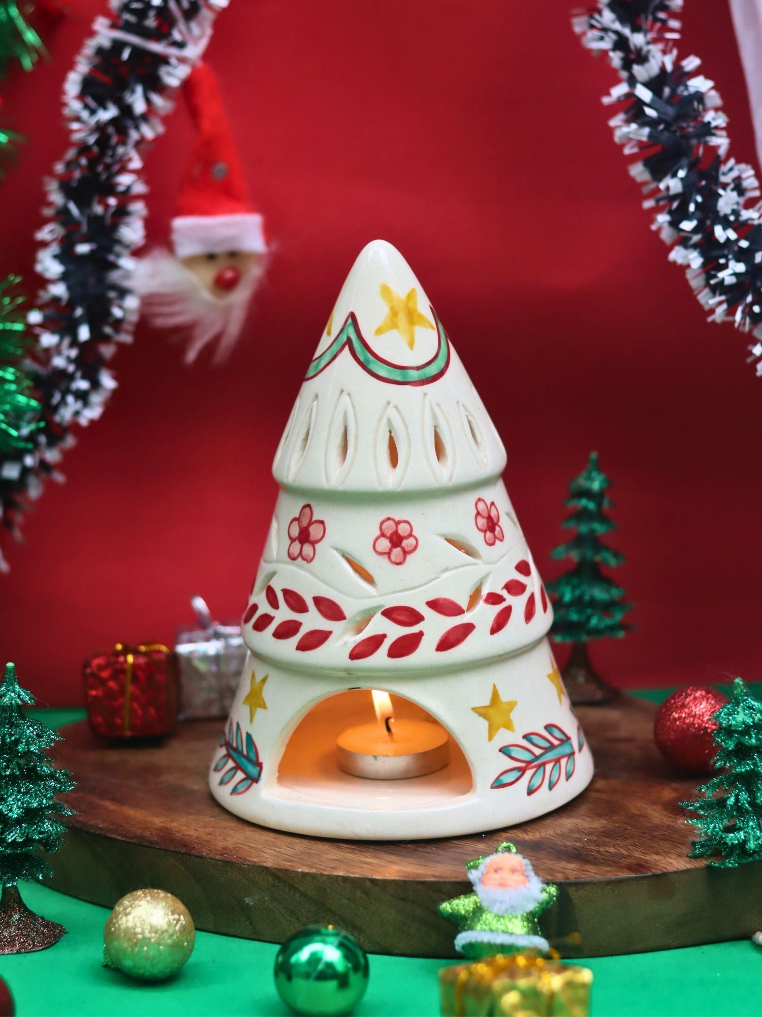 Santa’s Light House handmade in India