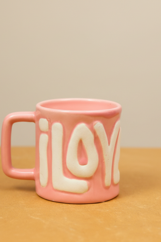 Love Embossed Mug